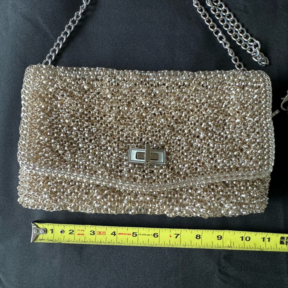 Anteprima crossbody chain bag with chain wristlet / can be used as a clutch
